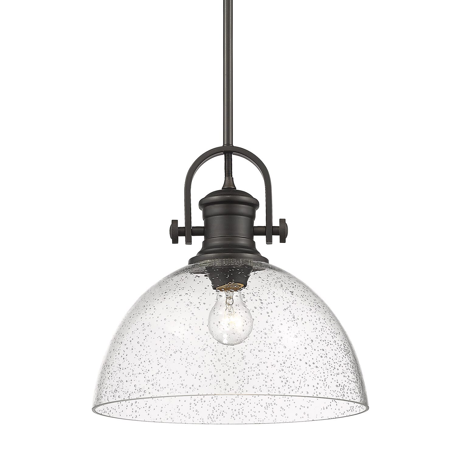 Golden Hines Pendant Light in Rubbed Bronze