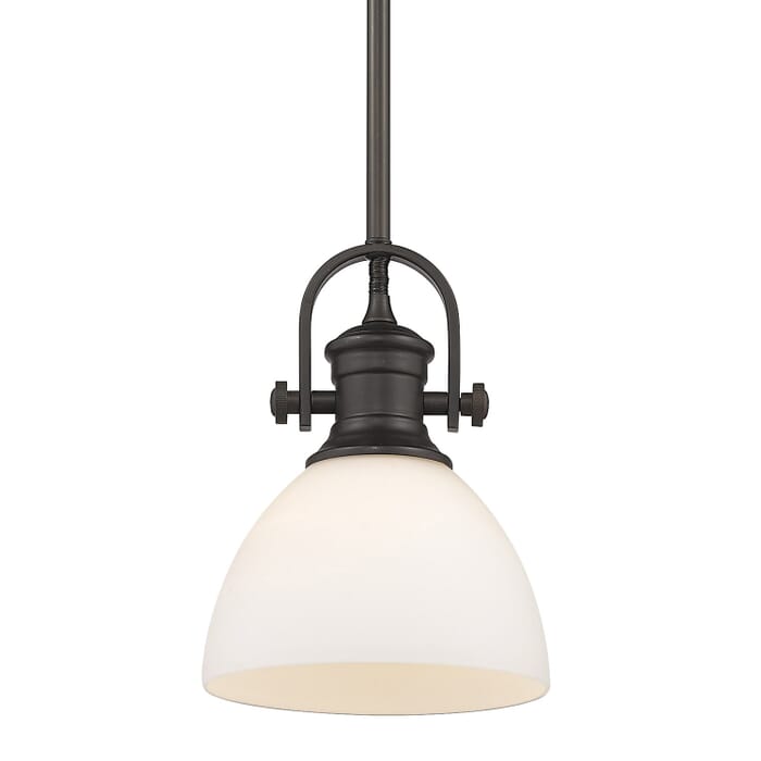 Golden Hines Mini Pendant in Rubbed Bronze Golden Hines Mini Pendant in Rubbed Bronze