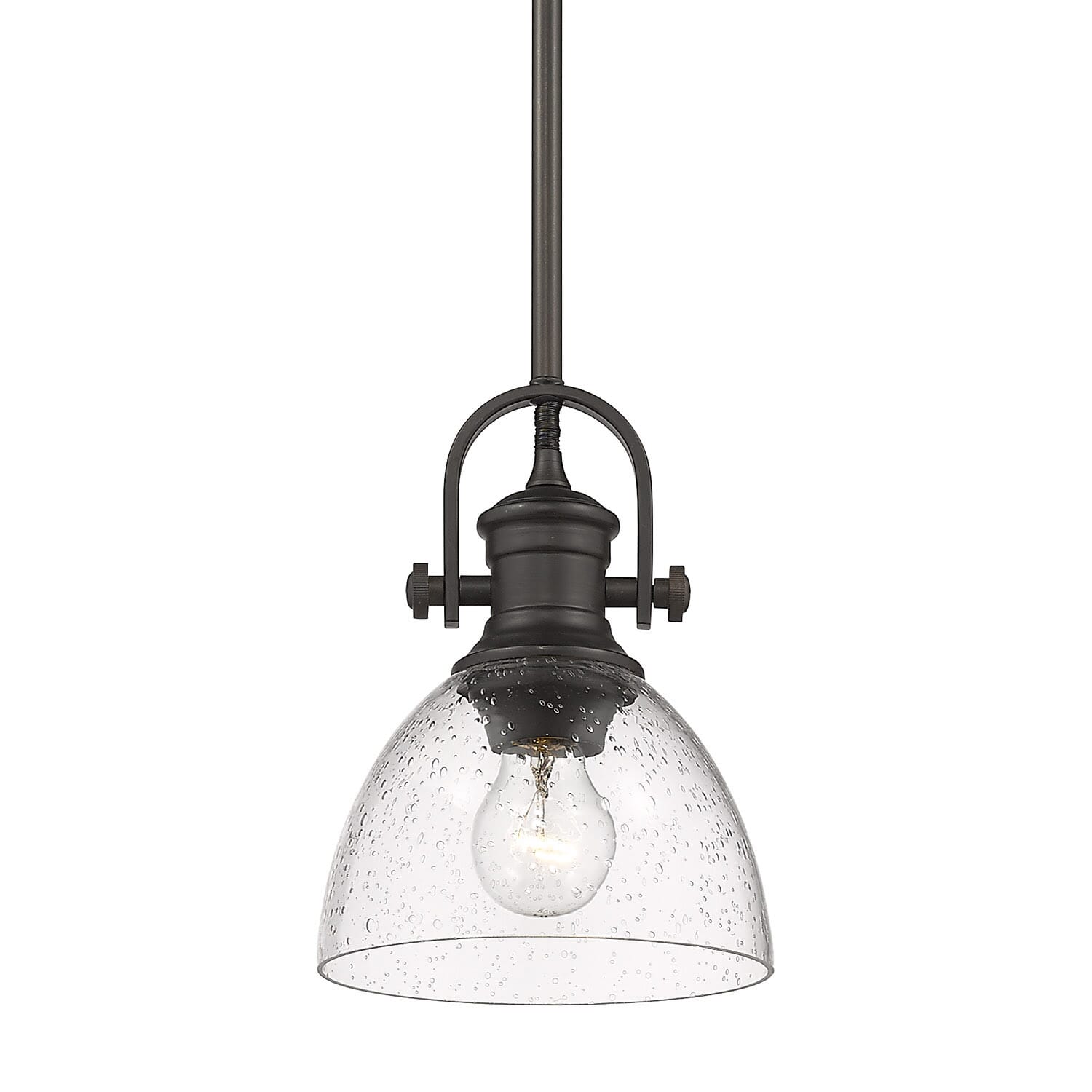 Golden Hines Mini Pendant in Rubbed Bronze