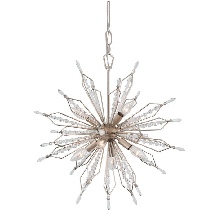 Varaluz Orbital 8-Light Pendant Light in Gold Dust Varaluz Orbital 8-Light Pendant Light in Gold Dust