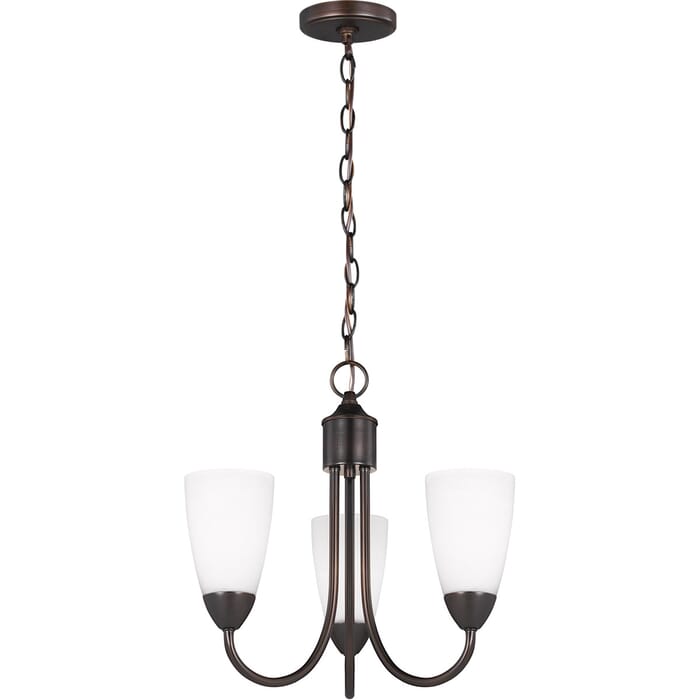 Sea Gull Seville 3-Light Chandelier in Bronze Sea Gull Seville 3-Light Chandelier in Bronze
