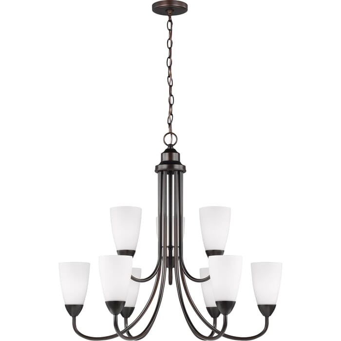 Sea Gull Seville 9-Light Chandelier in Bronze Sea Gull Seville 9-Light Chandelier in Bronze