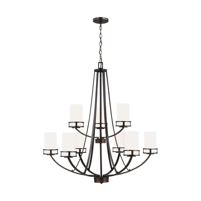 Sea Gull Robie 9-Light Rustic Chandelier in Bronze Sea Gull Robie 9-Light Rustic Chandelier in Bronze