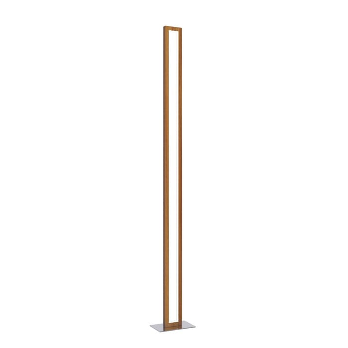 Frame LED Floor Lamp in Teak Frame LED Floor Lamp in Teak