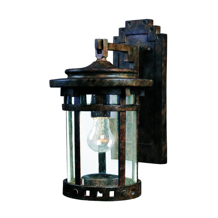 Maxim Santa Barbara Cast Outdoor Wall Lantern in Sienna Maxim Santa Barbara Cast Outdoor Wall Lantern in Sienna