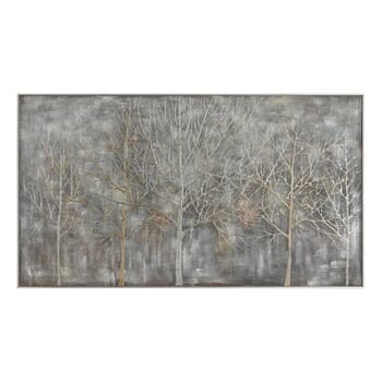 Uttermost Parkview 72.75" Landscape Art in Champagne Silver Gallery Frame
