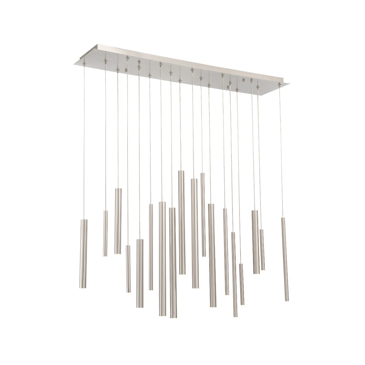 Santana 18 Light Chandelier in Brushed Nickel LightsOnline