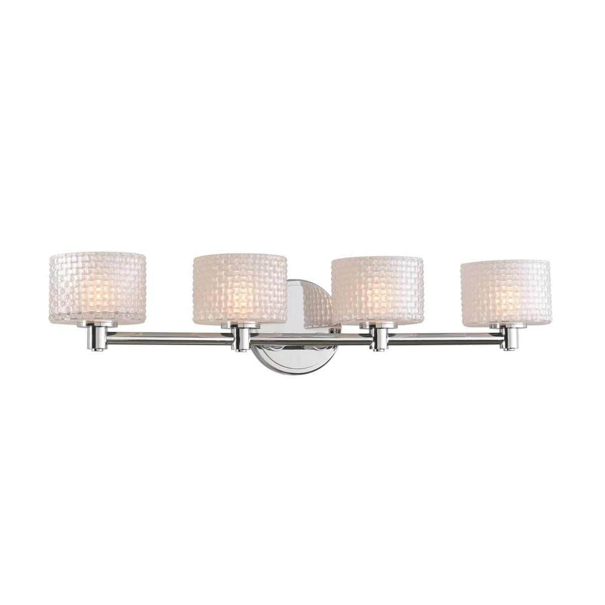 Willow 4-Light 26" Bathroom Vanity Light in Chrome