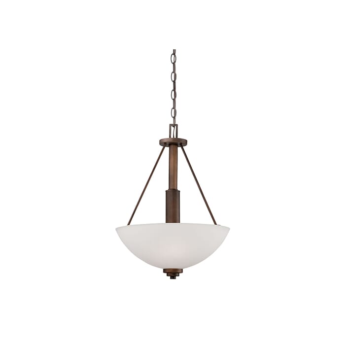 Millennium Lighting Durham 3-Light Pendant in Rubbed Bronze Millennium Lighting Durham 3-Light Pendant in Rubbed Bronze