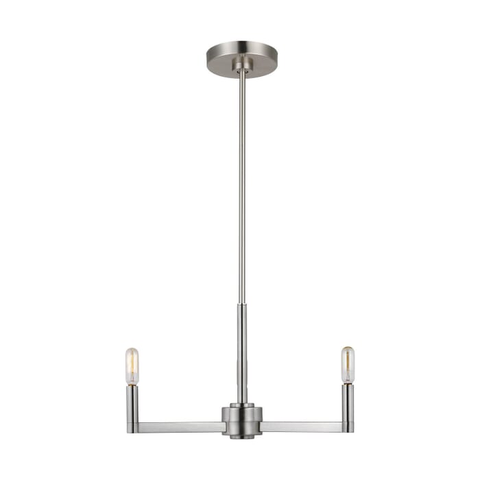 Fullton 3-Light Chandelier in Brushed Nickel Fullton 3-Light Chandelier in Brushed Nickel