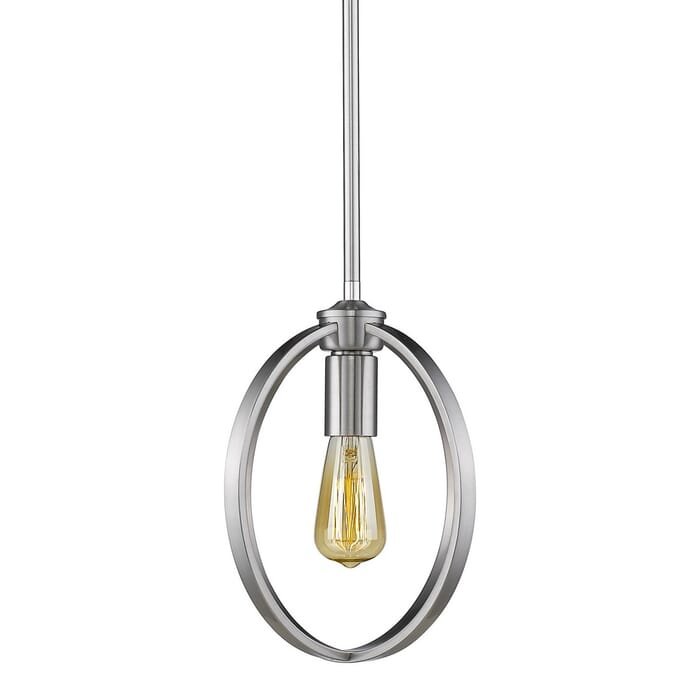 Golden Colson 12" Mini Pendant in Pewter Golden Colson 12" Mini Pendant in Pewter