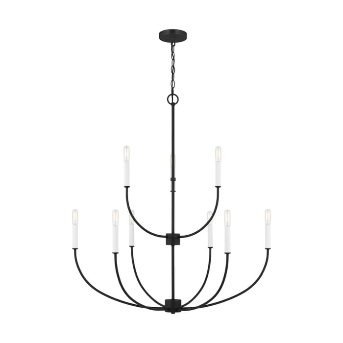Greenwich 9-Light Chandelier in Midnight Black Greenwich 9-Light Chandelier in Midnight Black