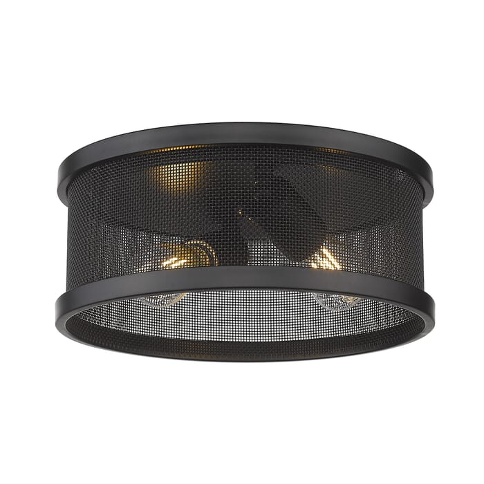 Golden Channing 2-Light Ceiling Light in Matte Black Golden Channing 2-Light Ceiling Light in Matte Black