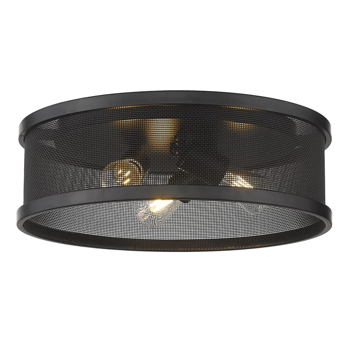 Golden Channing 3-Light Ceiling Light in Matte Black Golden Channing 3-Light Ceiling Light in Matte Black
