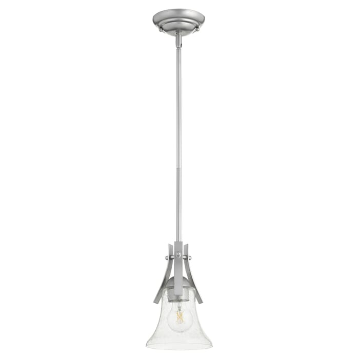 Quorum Aspen 6" Pendant Light in Classic Nickel Quorum Aspen 6" Pendant Light in Classic Nickel