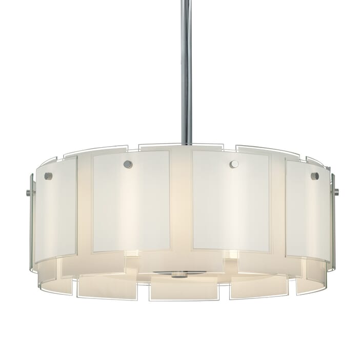 Sonneman Velo 4-Light 29" Pendant in Polished Chrome Finish Sonneman Velo 4-Light 29" Pendant in Polished Chrome Finish