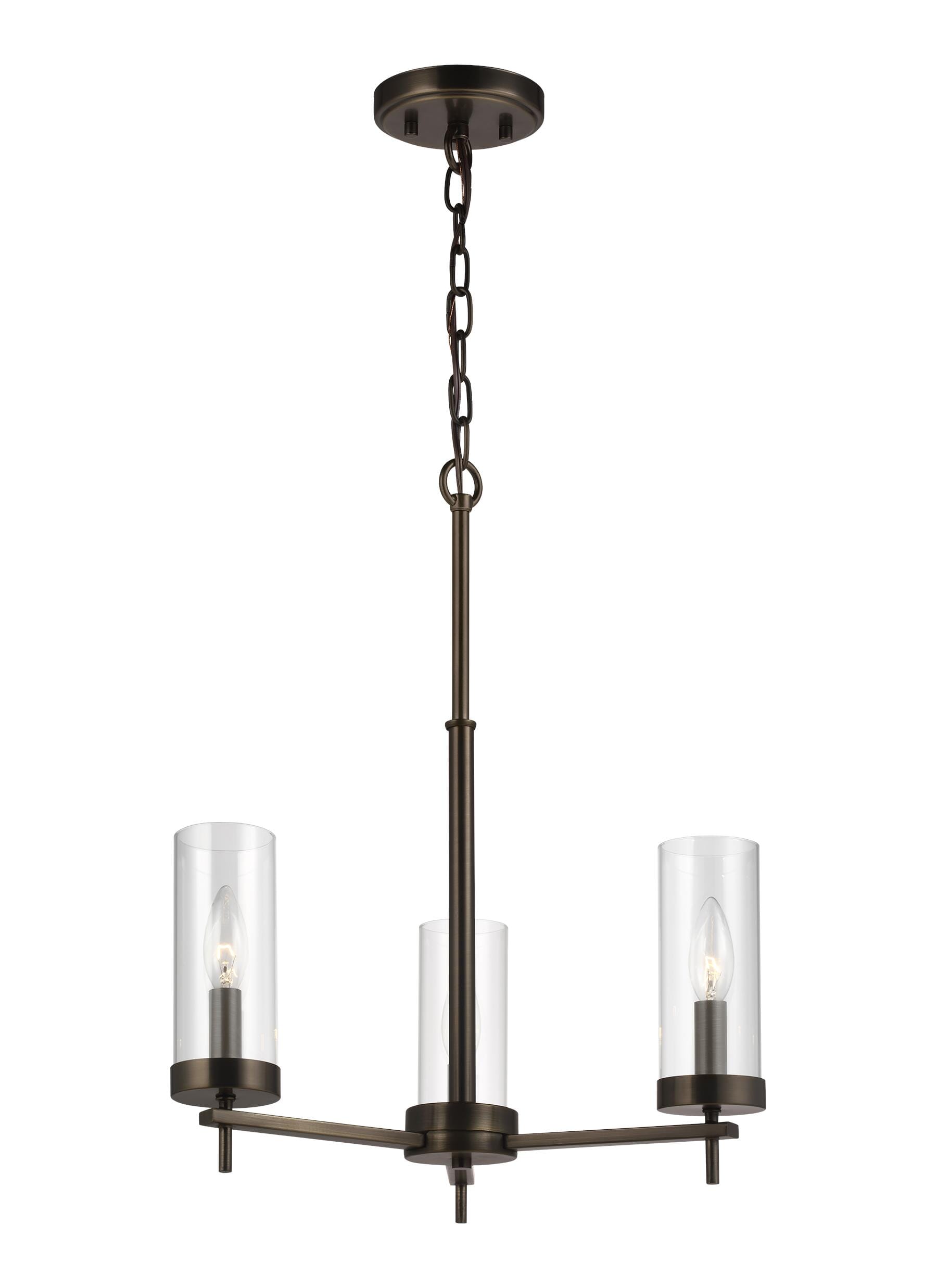 Sea Gull Zire 3-Light LED Chandelier in Brushed Oil Rubbed Bronze