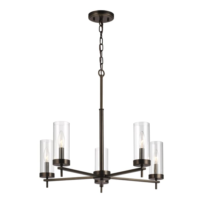 Sea Gull Zire 5-Light LED Chandelier in Brushed Oil Rubbed Bronze Sea Gull Zire 5-Light LED Chandelier in Brushed Oil Rubbed Bronze