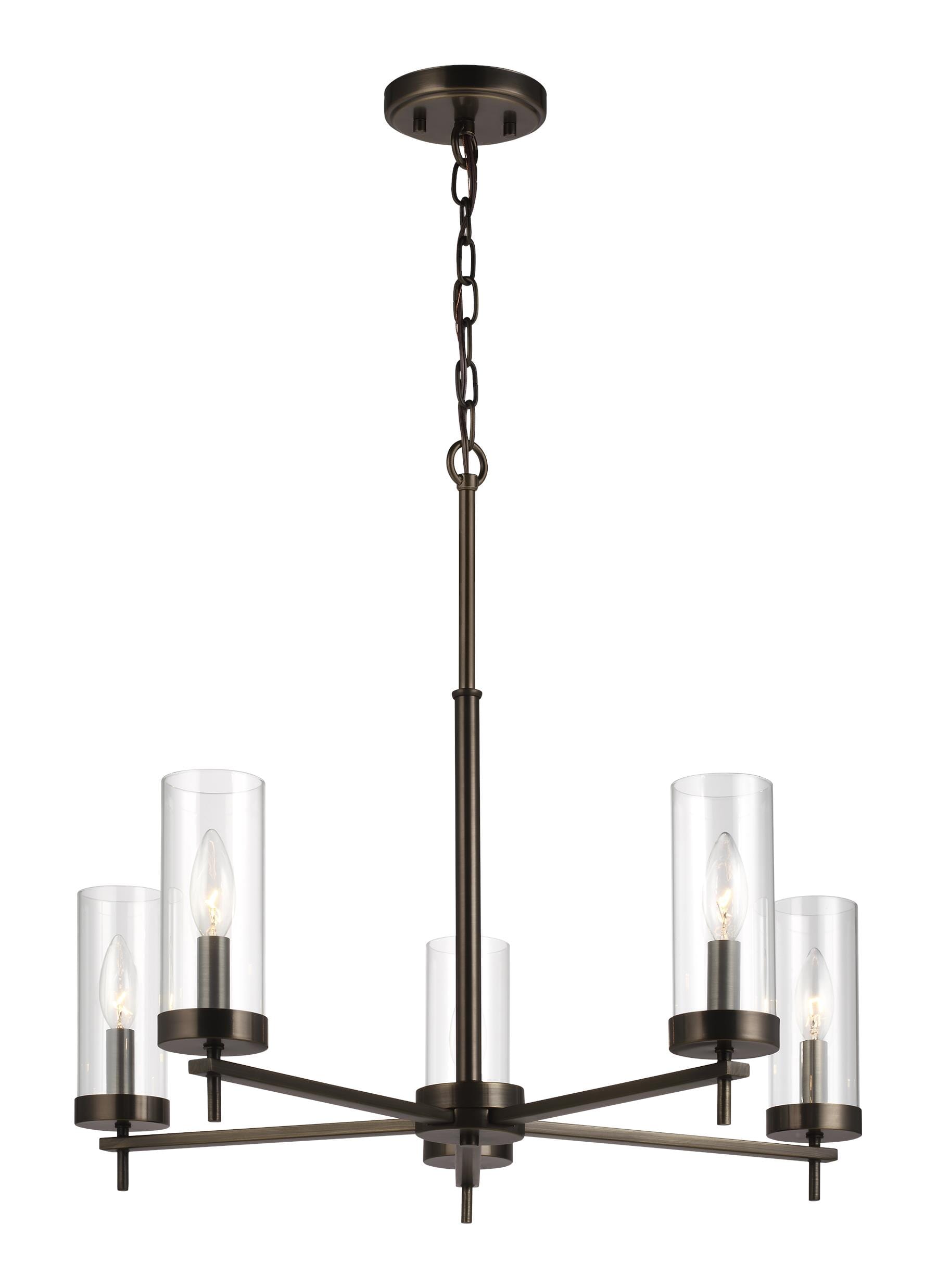 Brushed Oil Rubbed Bronze Five Light Chandelier from the Zire ...