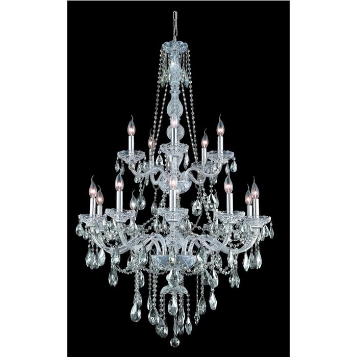 Verona 15-Light Chandelier in Chrome Verona 15-Light Chandelier in Chrome