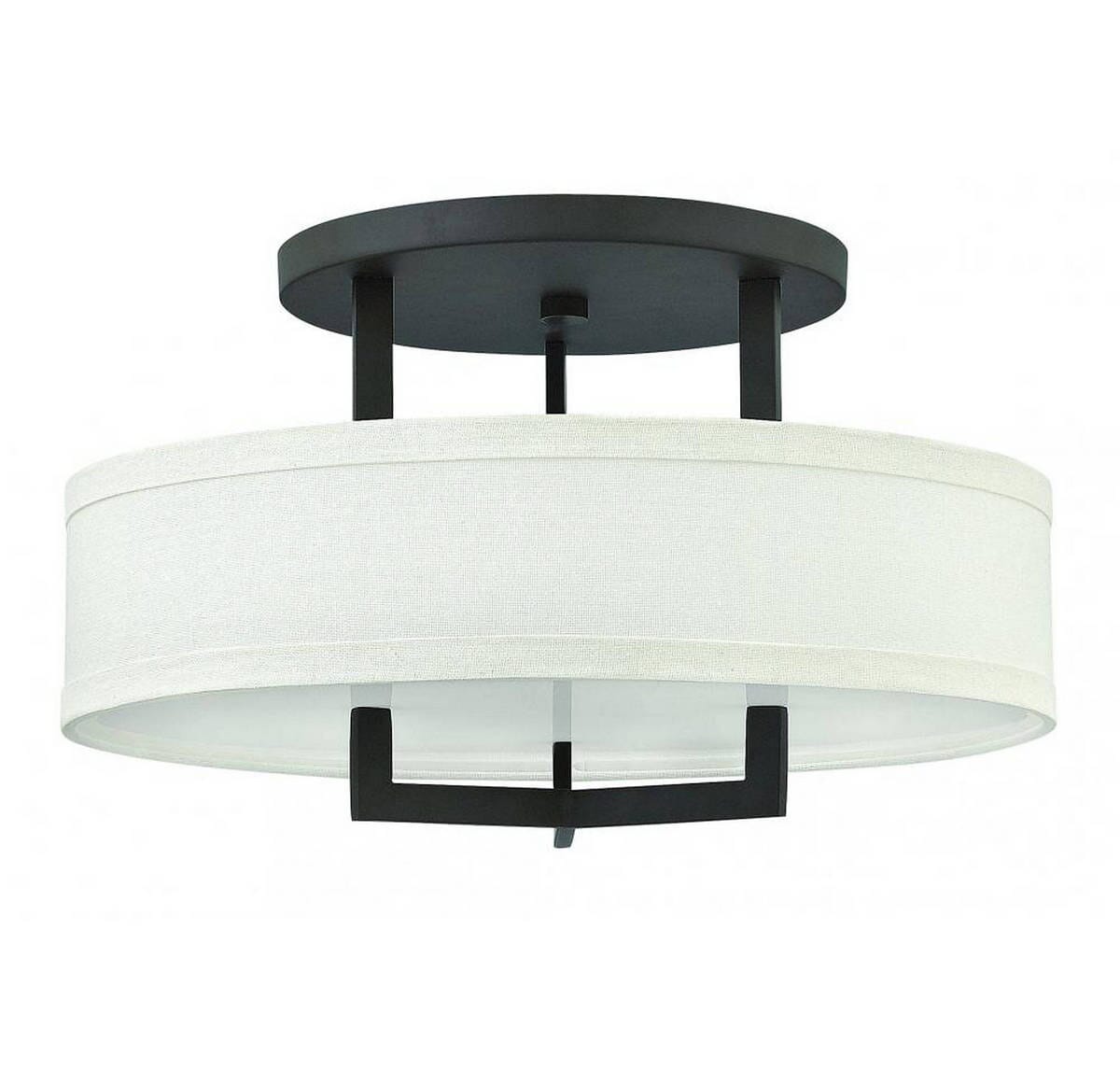 Hampton 3-Light Semi-Flush Ceiling Light In Buckeye Bronze -  Hinkley, 3201KZ