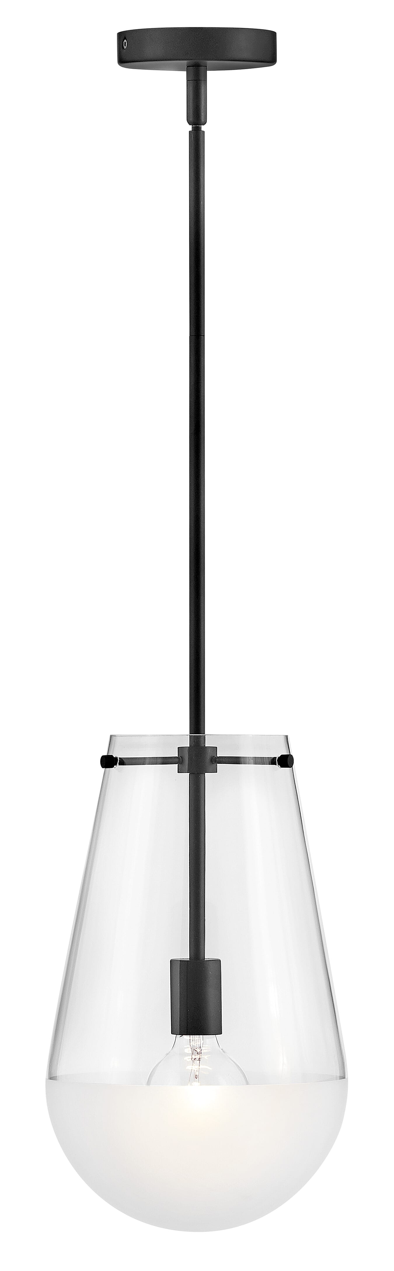 Black LED Pendant from the Beck Collection