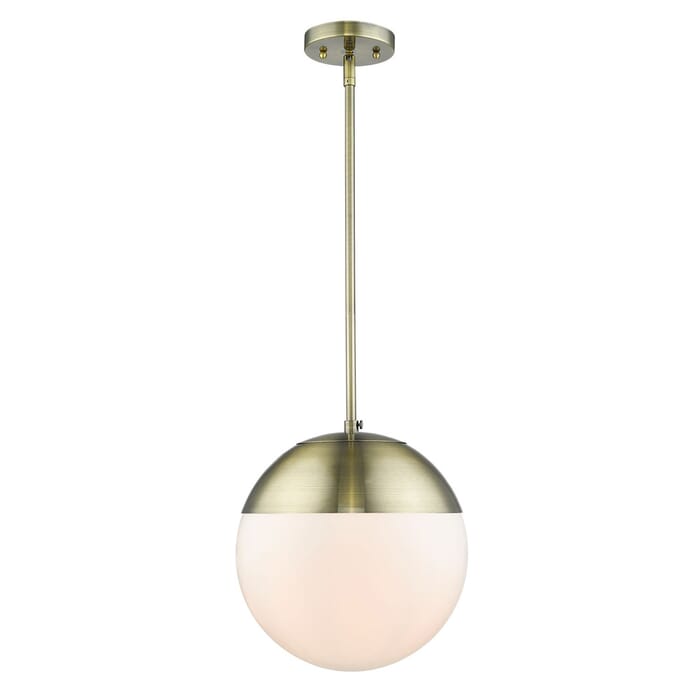 Golden Dixon 18" Pendant Light in Aged Brass Golden Dixon 18" Pendant Light in Aged Brass