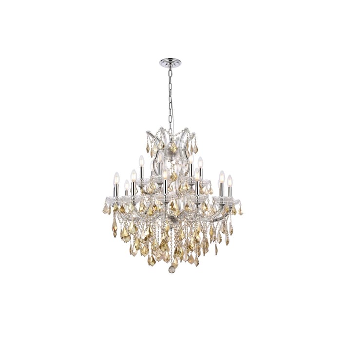 Maria Theresa 19-Light 19 light Chandelier in Chrome Maria Theresa 19-Light 19 light Chandelier in Chrome
