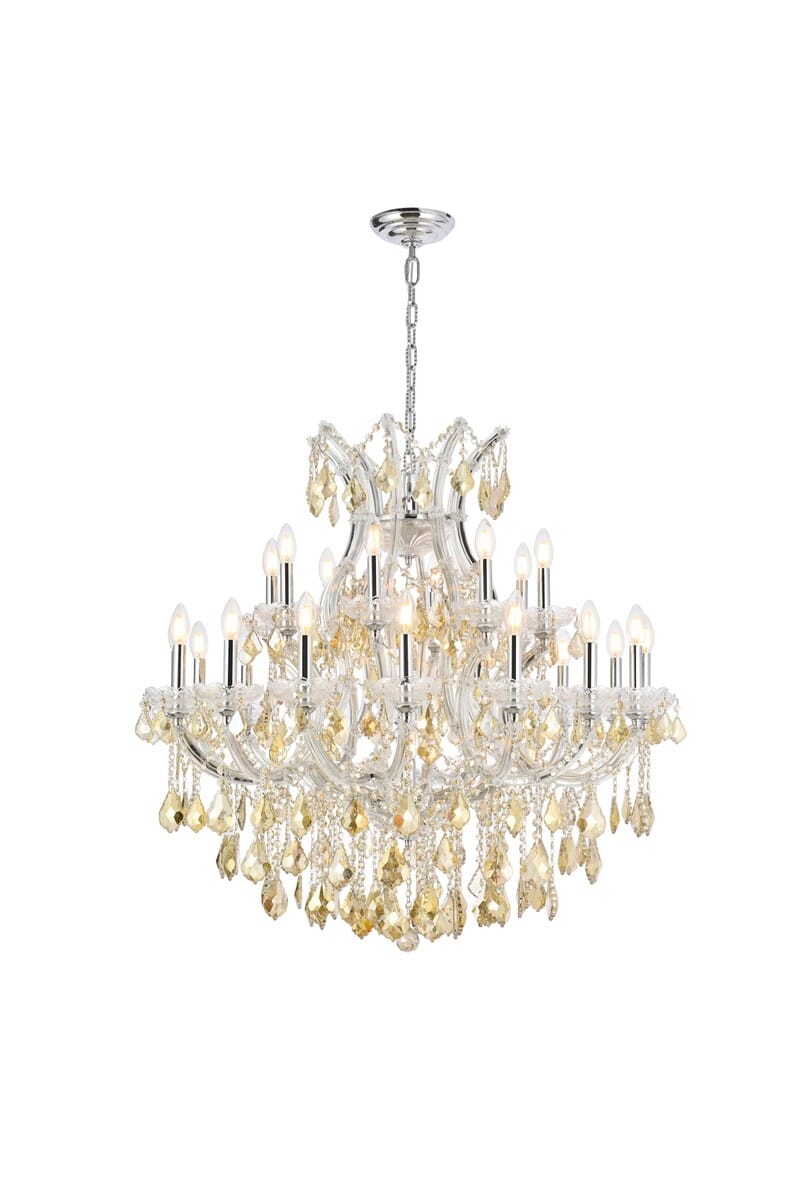 Maria Theresa 24-Light Chandelier in Chrome