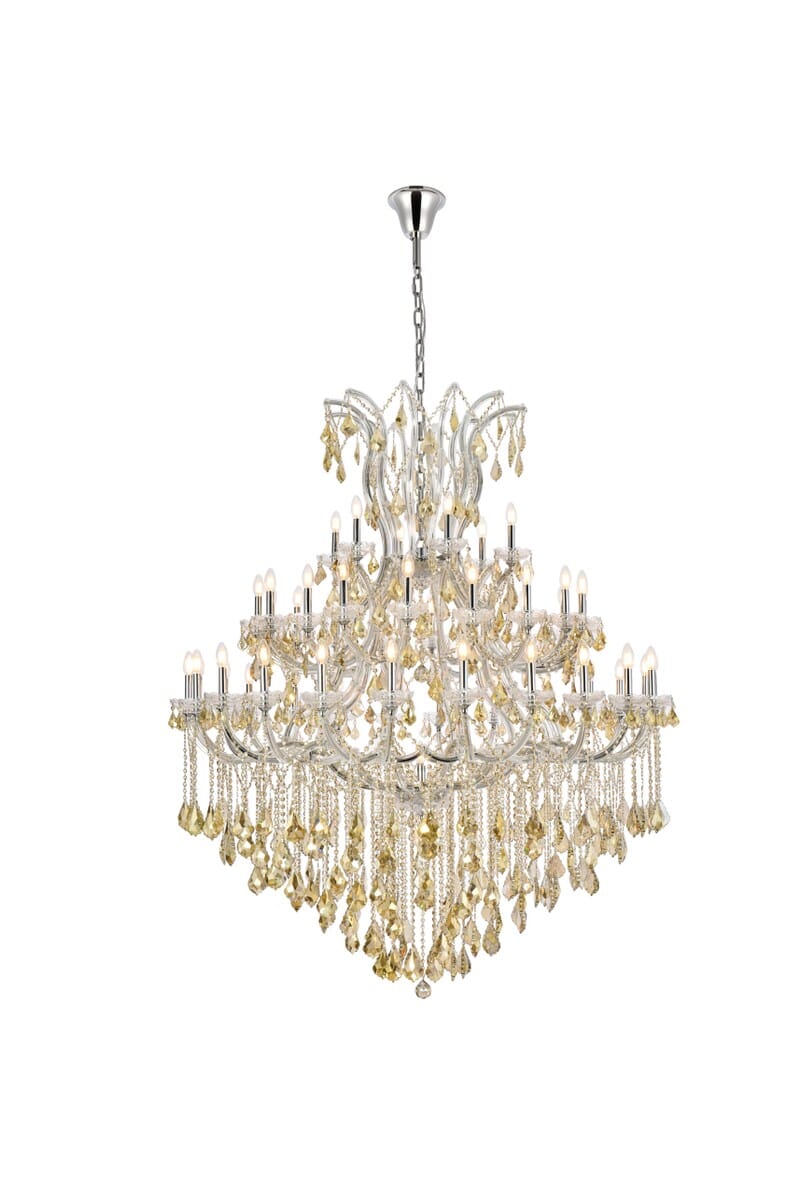 Maria Theresa 49-Light 4Chandelier in Chrome