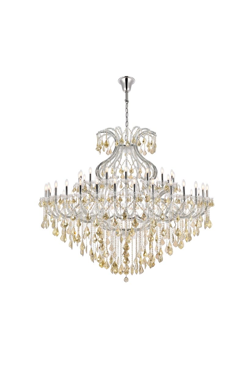 Maria Theresa 49-Light 4Chandelier in Chrome