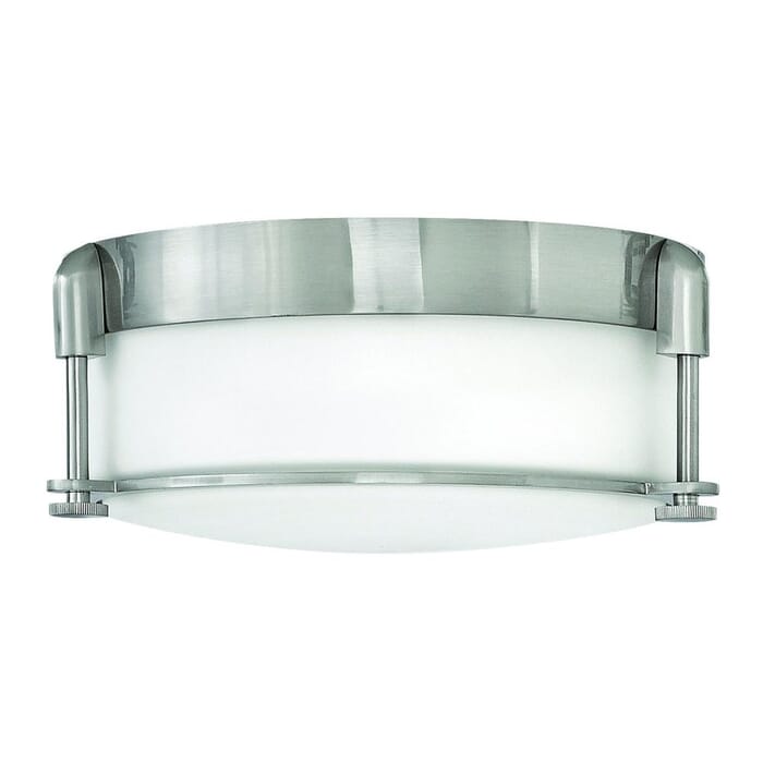Hinkley Colbin 2-Light Ceiling Light in Brushed Nickel Hinkley Colbin 2-Light Ceiling Light in Brushed Nickel