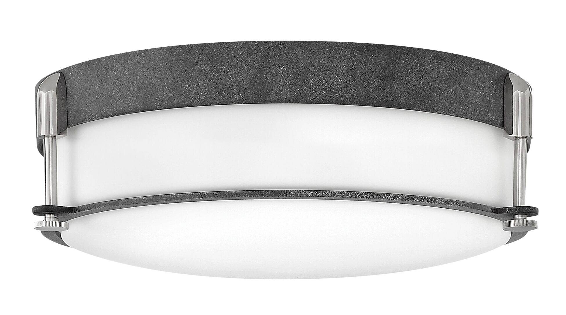 Aged Zinc LED Flush Mount from the Colbin Collection