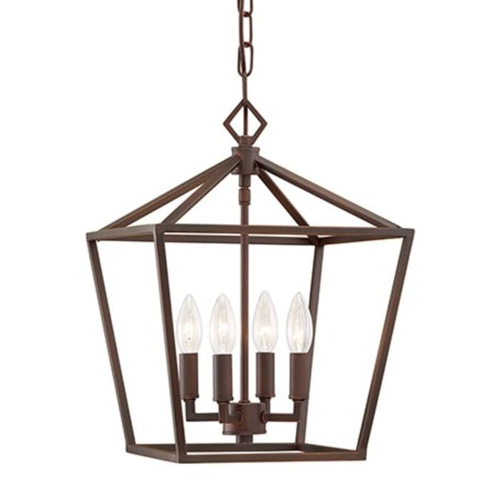 Millennium 3000 Series 4-Light 18" Pendant in Rubbed Bronze Millennium 3000 Series 4-Light 18" Pendant in Rubbed Bronze