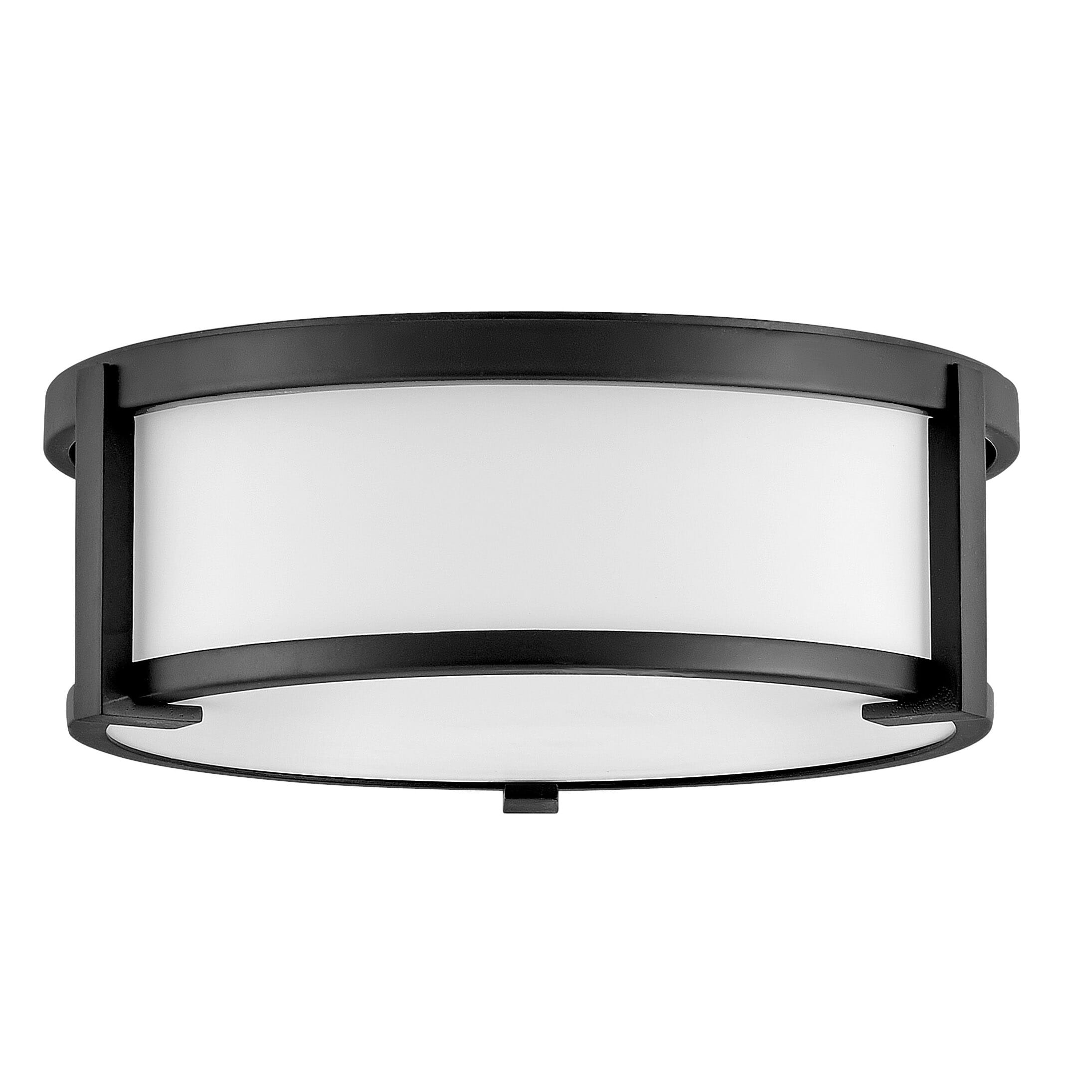 Black LED Foyer Pendant from the Lowell Collection