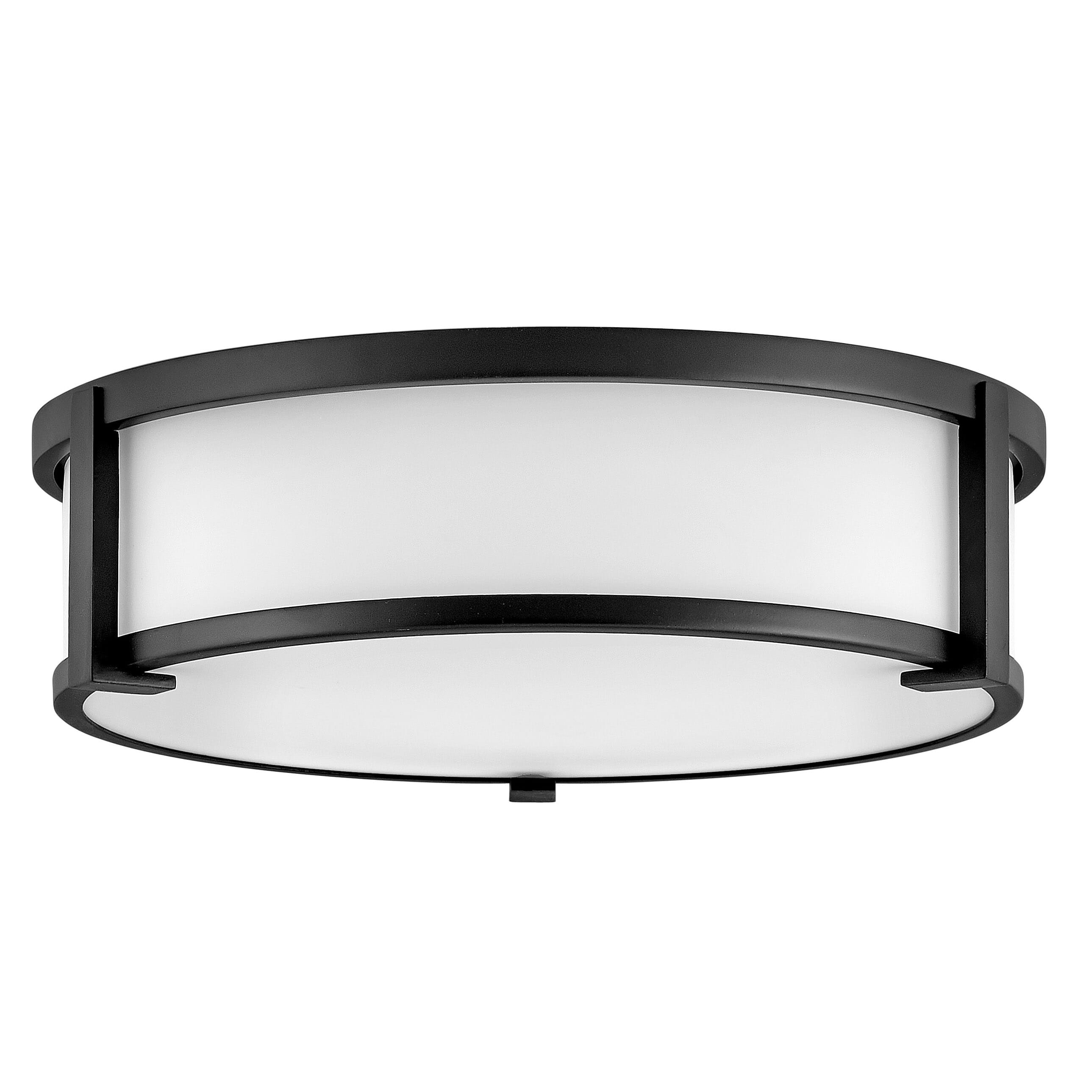 Black LED Foyer Pendant from the Lowell Collection