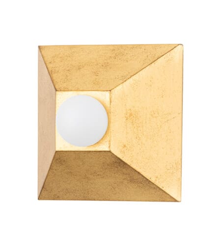 Corbett Max Wall Sconce in Vintage Gold Leaf