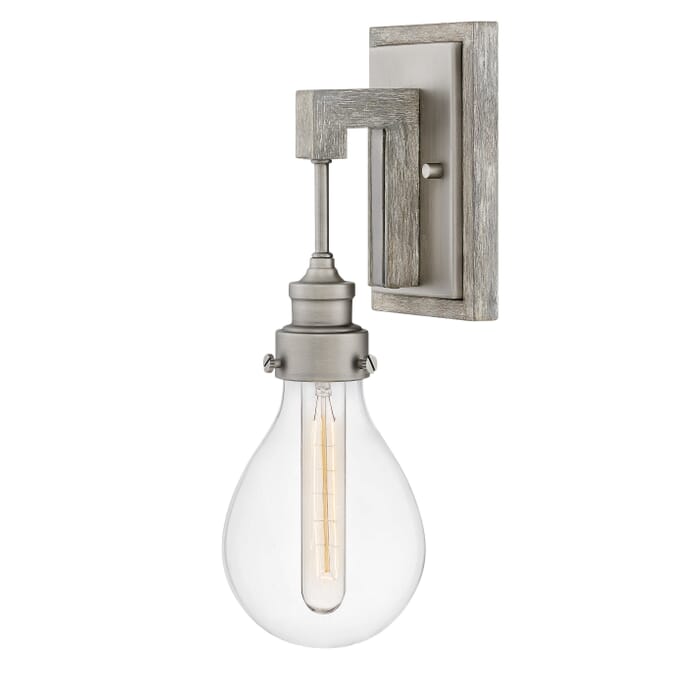 Hinkley Denton Hanging Wall Sconce in Pewter Hinkley Denton Hanging Wall Sconce in Pewter