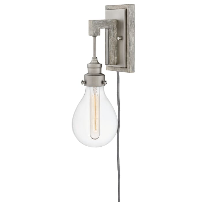 Hinkley Denton 16" Wall Sconce in Pewter Hinkley Denton 16" Wall Sconce in Pewter
