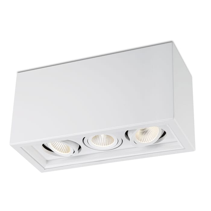 Eurofase Santo 3-Light Ceiling Light in White Eurofase Santo 3-Light Ceiling Light in White