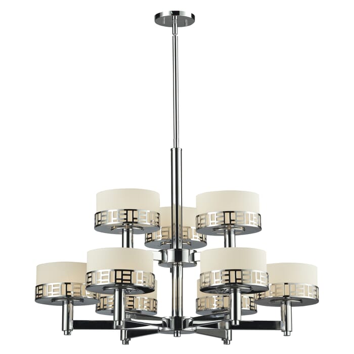 Z-Lite Elea 9-Light Chandelier In Chrome Z-Lite Elea 9-Light Chandelier In Chrome