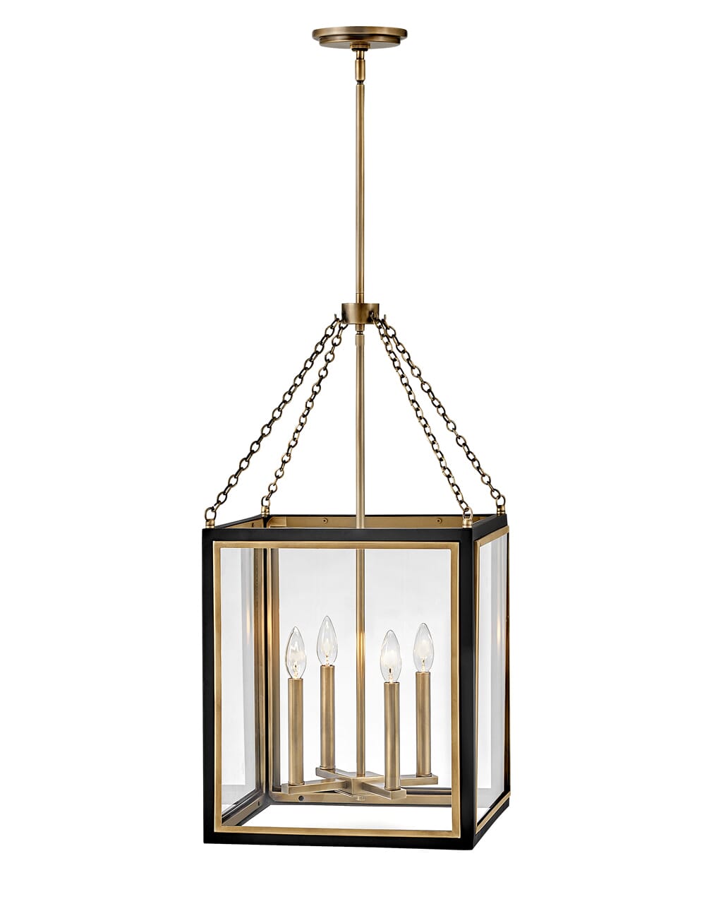Black LED Pendant from the Shaw Collection