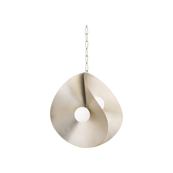 Corbett Peony 4-Light Pendant Light in Warm Silver Leaf Corbett Peony 4-Light Pendant Light in Warm Silver Leaf