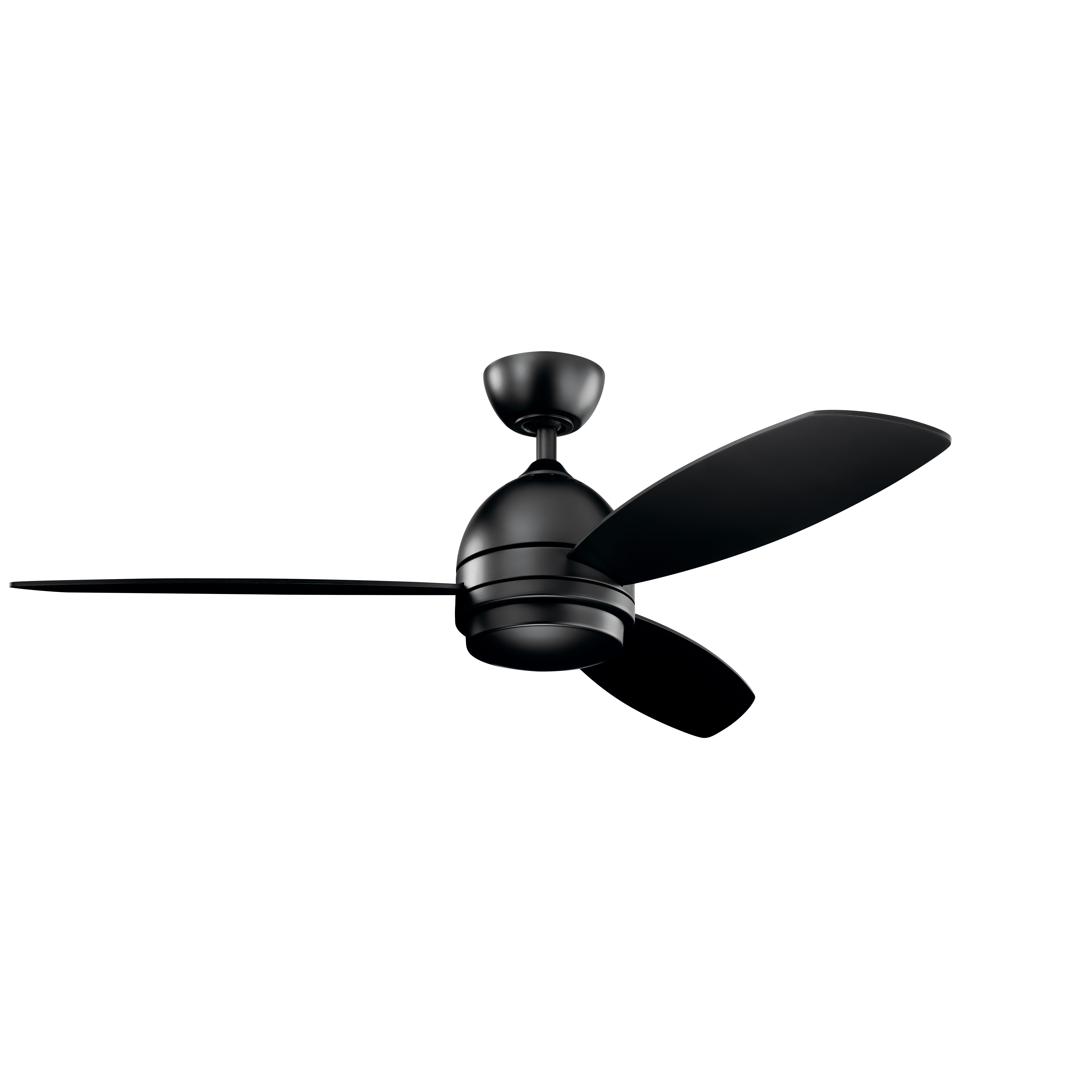 Vassar 52" Indoor Ceiling Fan in Satin Black - Picture 2 of 4