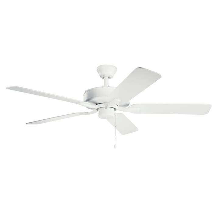 Basics Pro 52" Ceiling Fan in Matte White Basics Pro 52" Ceiling Fan in Matte White