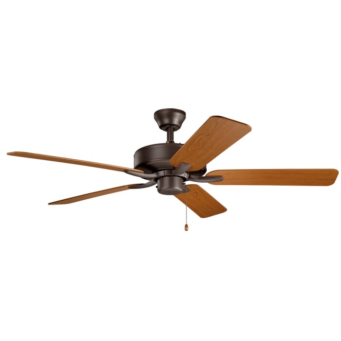 Kichler Lighting Basics Pro 52" Indoor Ceiling Fan in Satin Natural Bronze Kichler Lighting Basics Pro 52" Indoor Ceiling Fan in Satin Natural Bronze