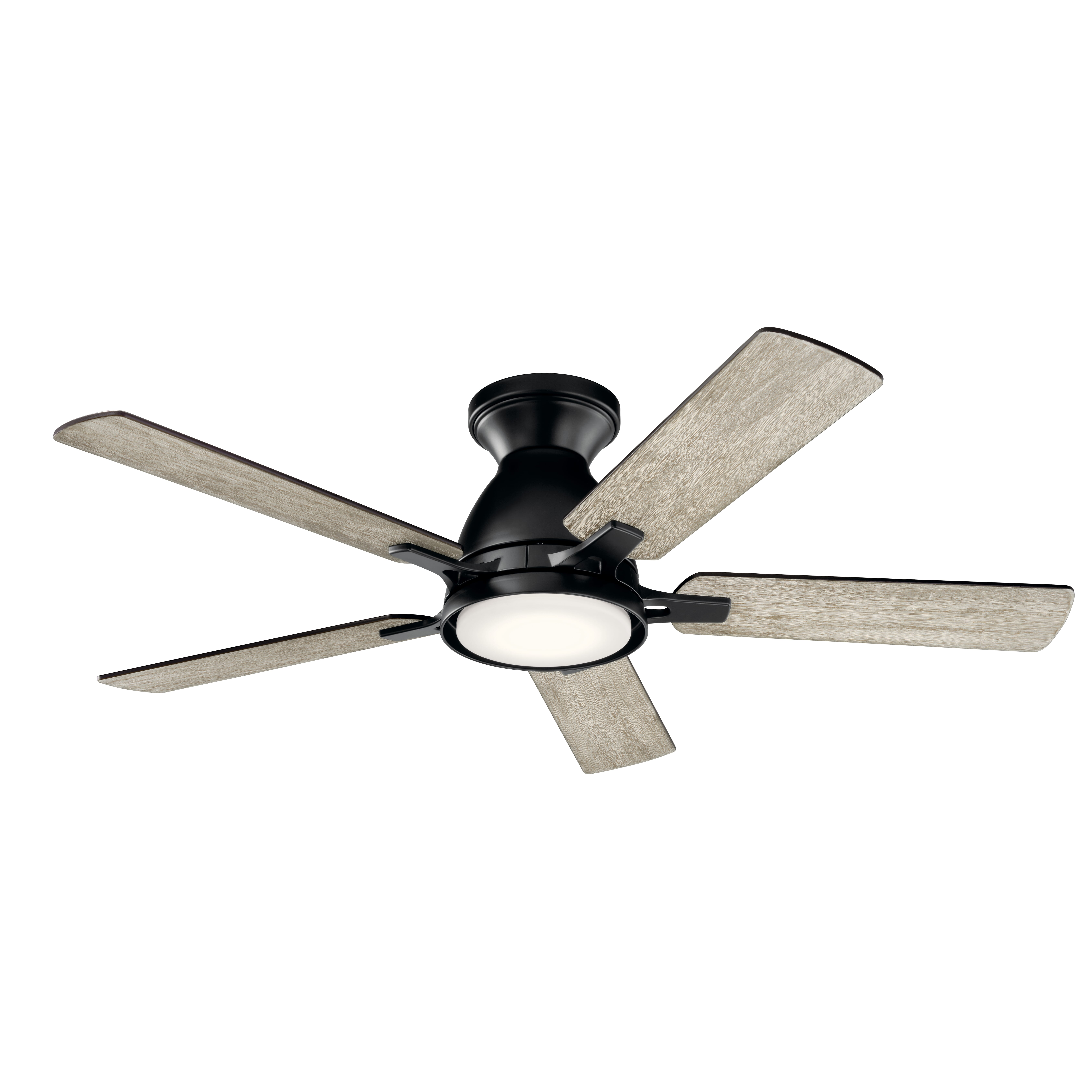 Kichler Lighting Arvada 44" Indoor Flush Mount Ceiling Fan in Satin Black