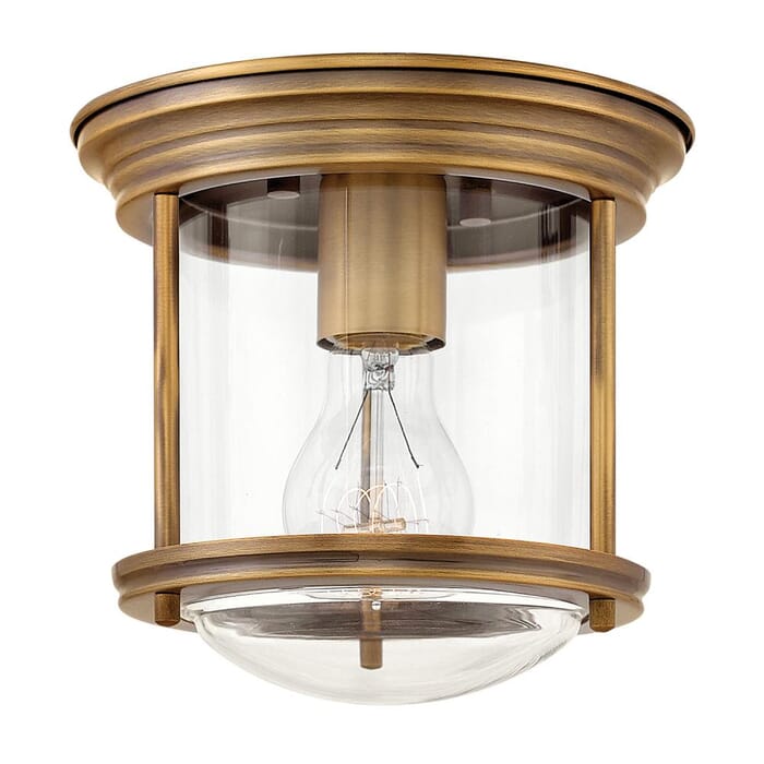 Hinkley Hadley 1-Light Ceiling Light in Brushed Bronze with Clear Glass Hinkley Hadley 1-Light Ceiling Light in Brushed Bronze with Clear Glass