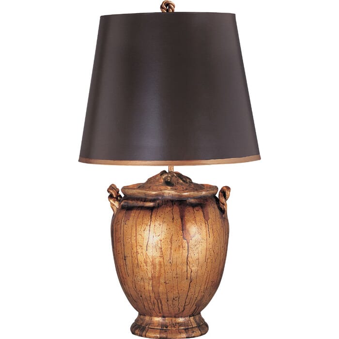 Jackson 1-Light Table Lamp in Antiqued Silver w with Gold Jackson 1-Light Table Lamp in Antiqued Silver w with Gold