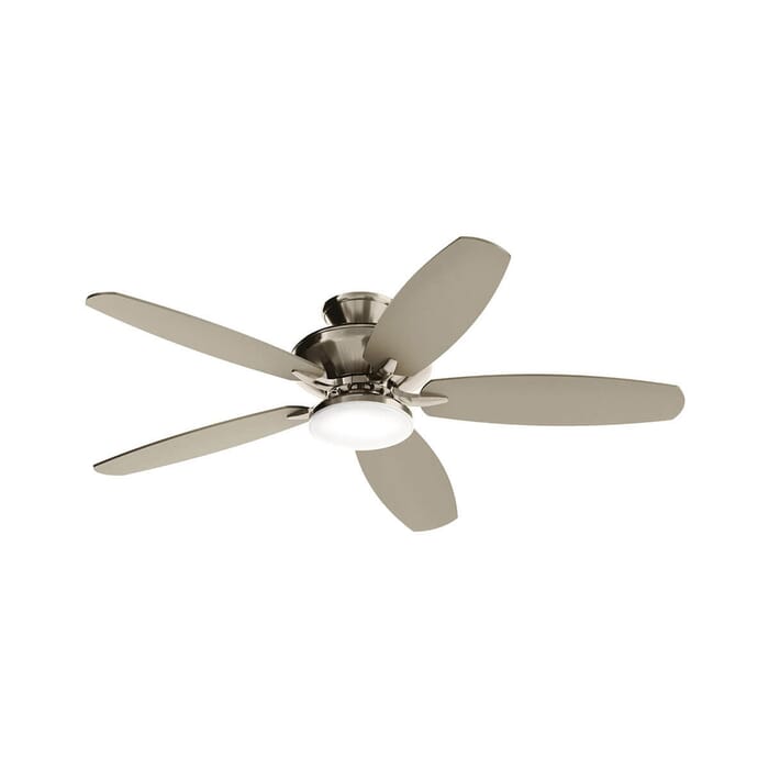 Kichler Lighting Renew Designer Indoor Ceiling Fan in Painted Brushed Nickel Kichler Lighting Renew Designer Indoor Ceiling Fan in Painted Brushed Nickel
